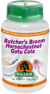 BUTCHERS BROOM / HORSECHESTNUT / GOTU COLA 50 caps